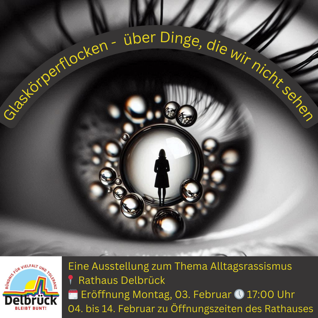 Ausstellung Glaskörperflocken