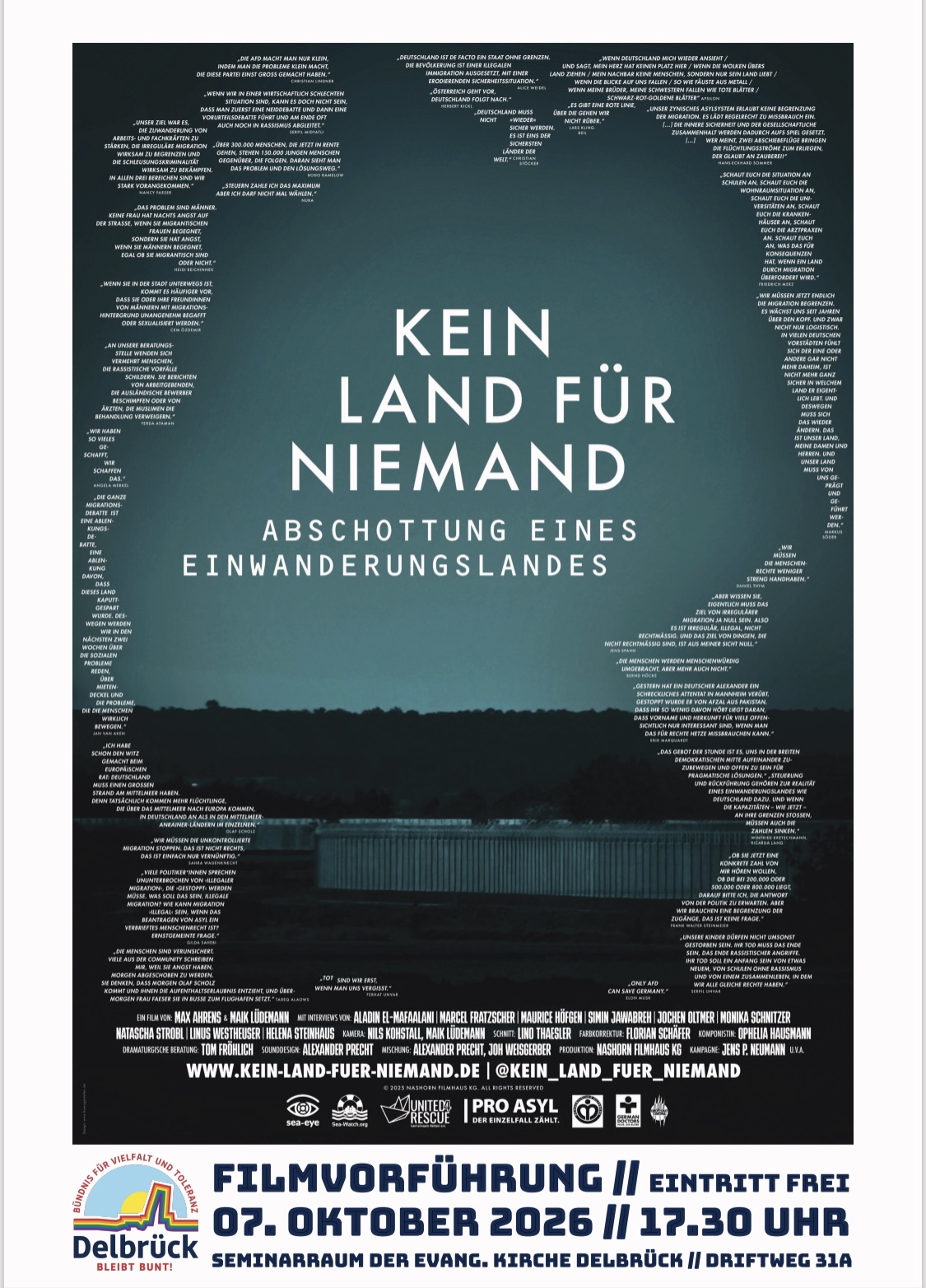 Filmplakat: Kein Land für Niemand
